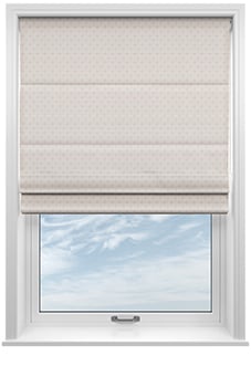 Luxor, Cream - Twist&Fit Roman Blind
